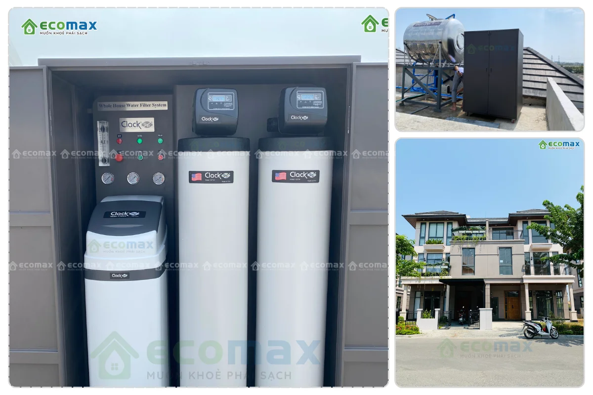 Lắp đặt Hệ thống lọc nước đầu nguồn Clack tại Nhà Bè, Thành Phố Hồ Chí Minh