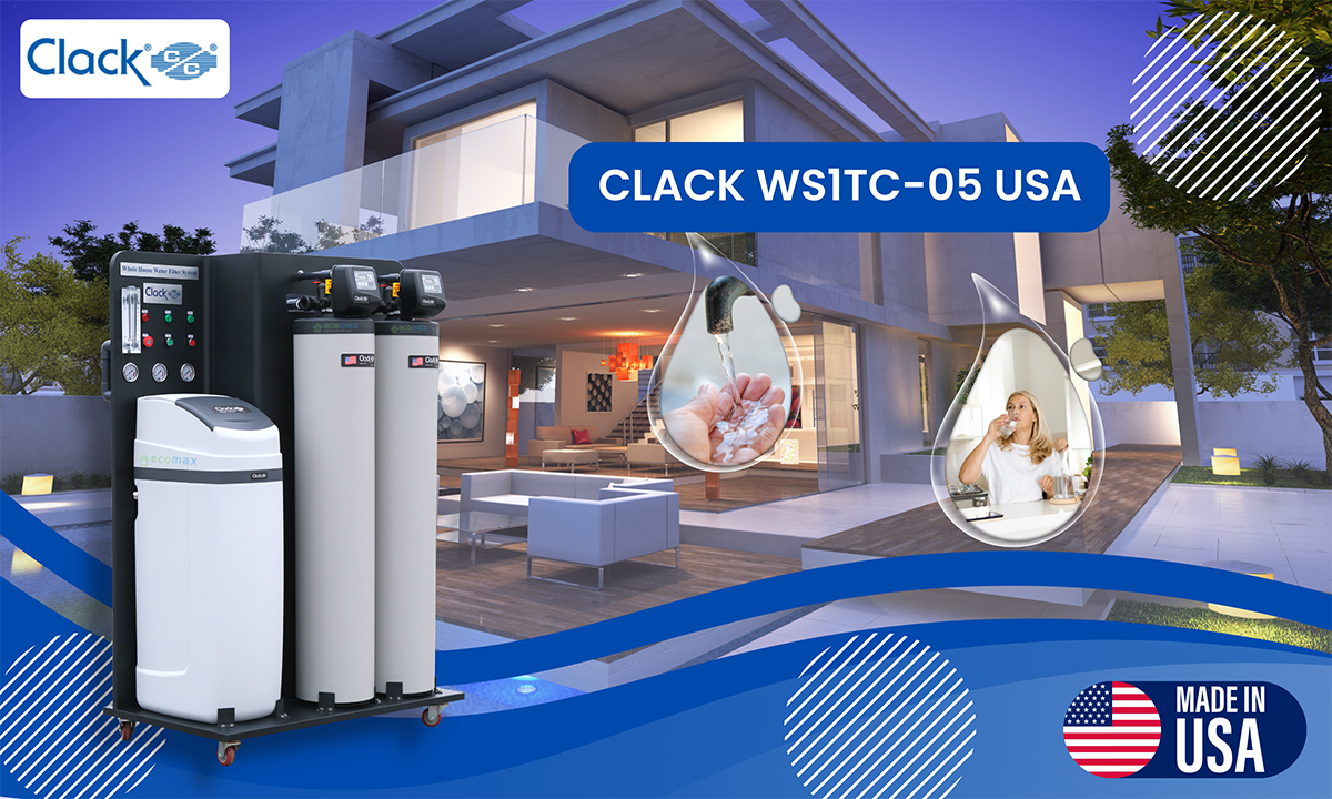 Lọc nước đầu nguồn Clack WS1TC-05 USA mới nhất thị trường