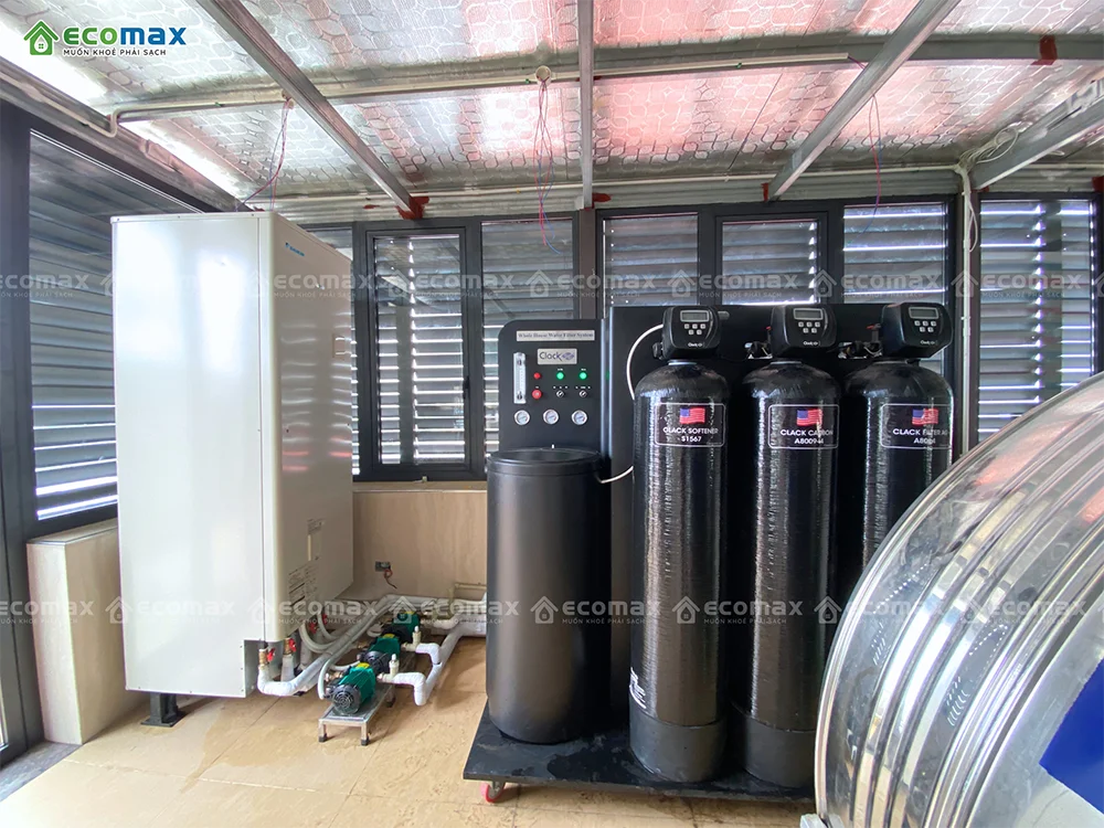 Lắp đặt hệ thống lọc tổng Clack tại Hà Nội 3