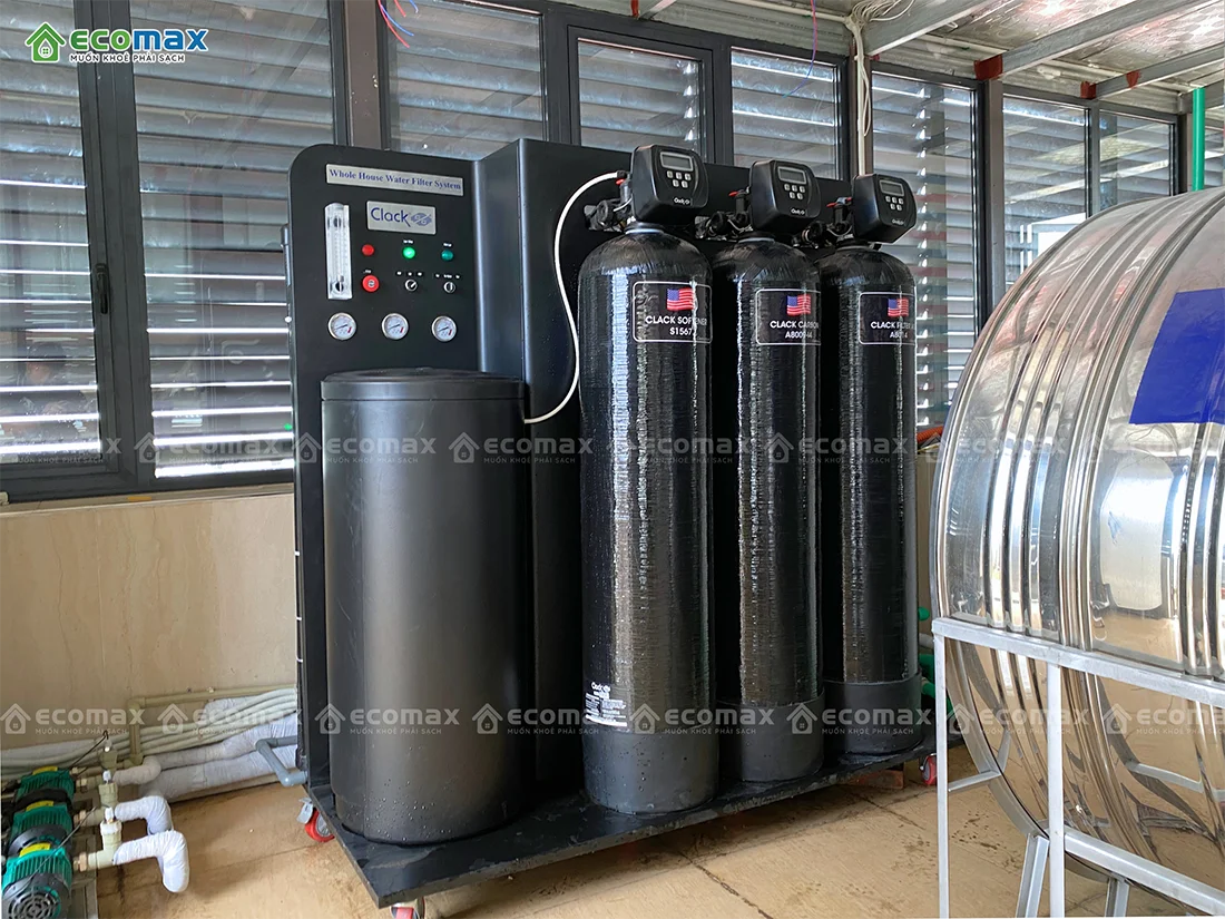 Lắp đặt hệ thống lọc tổng Clack tại Hà Nội