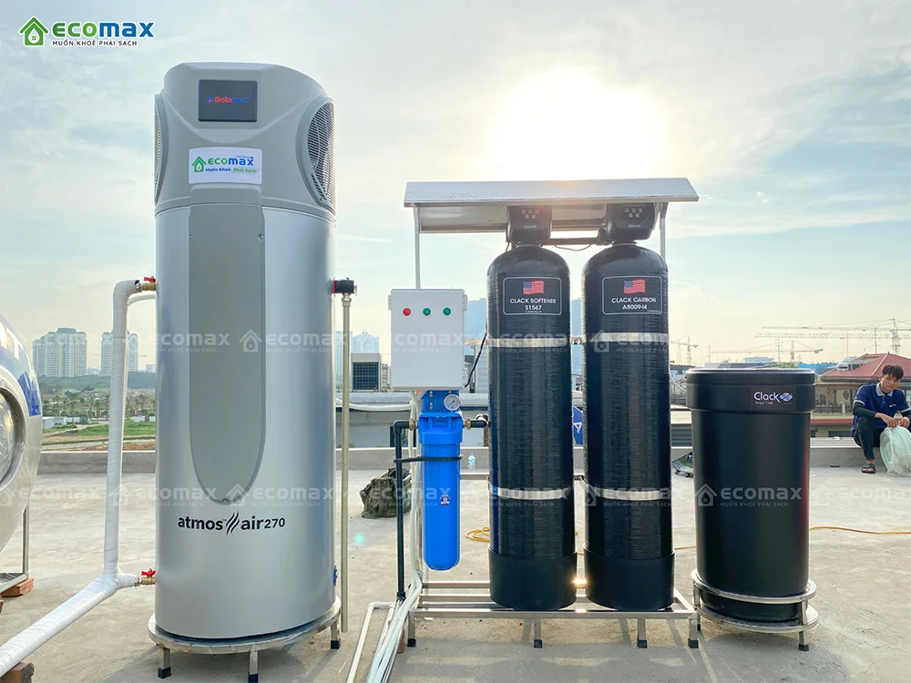 Lắp đặt lọc nước đầu nguồn Clack tại biệt thự Ciputra Hà Nội