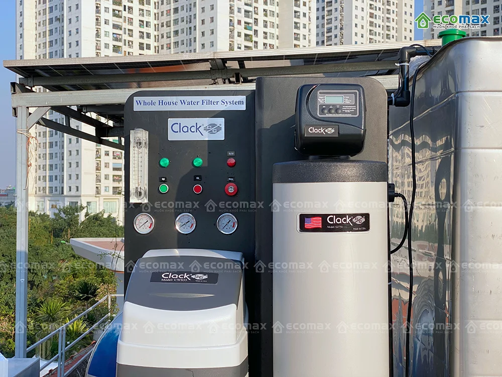 Lắp đặt hệ thống lọc tổng Clack tại Từ Liêm - Hà Nội 2