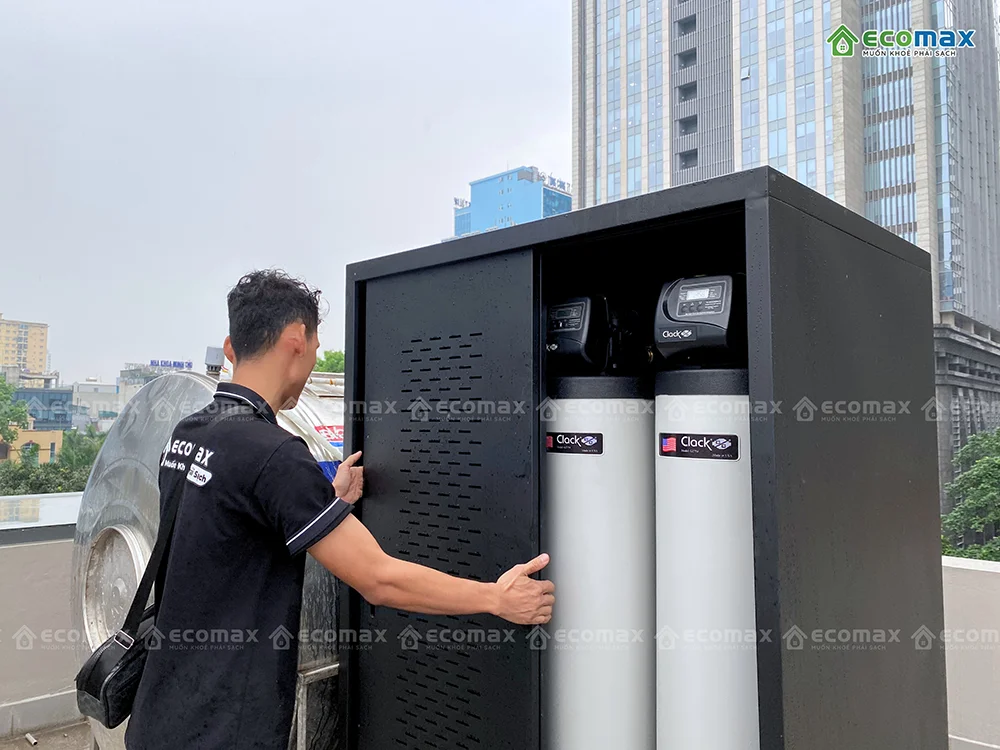 COMBO 2 Hệ Thống Lọc Nước Tổng Clack Lắp Đặt Cho 1 Khách Hàng 2 Lắp đặt hệ thống lọc nước tổng Clack tại Hà Nội 2